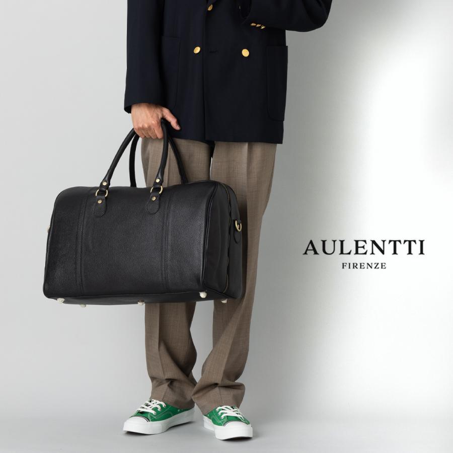 【新品未使用】AULENTTI オウレンティ レザーボストンバッグ AULENTTI（オウレンティ） ボストンバッグ 「AULENTTI/オウレンティ