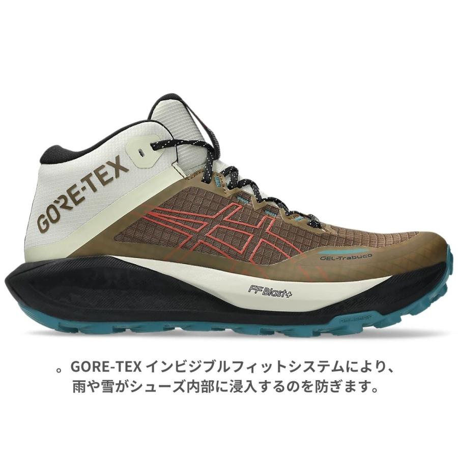 アシックス asics GEL-Trabuco MT GTX GORE-TEX 軽量 反発性 スニーカー 運動靴 スポーツ ランニングシューズ ランシュー 1011C085の画像