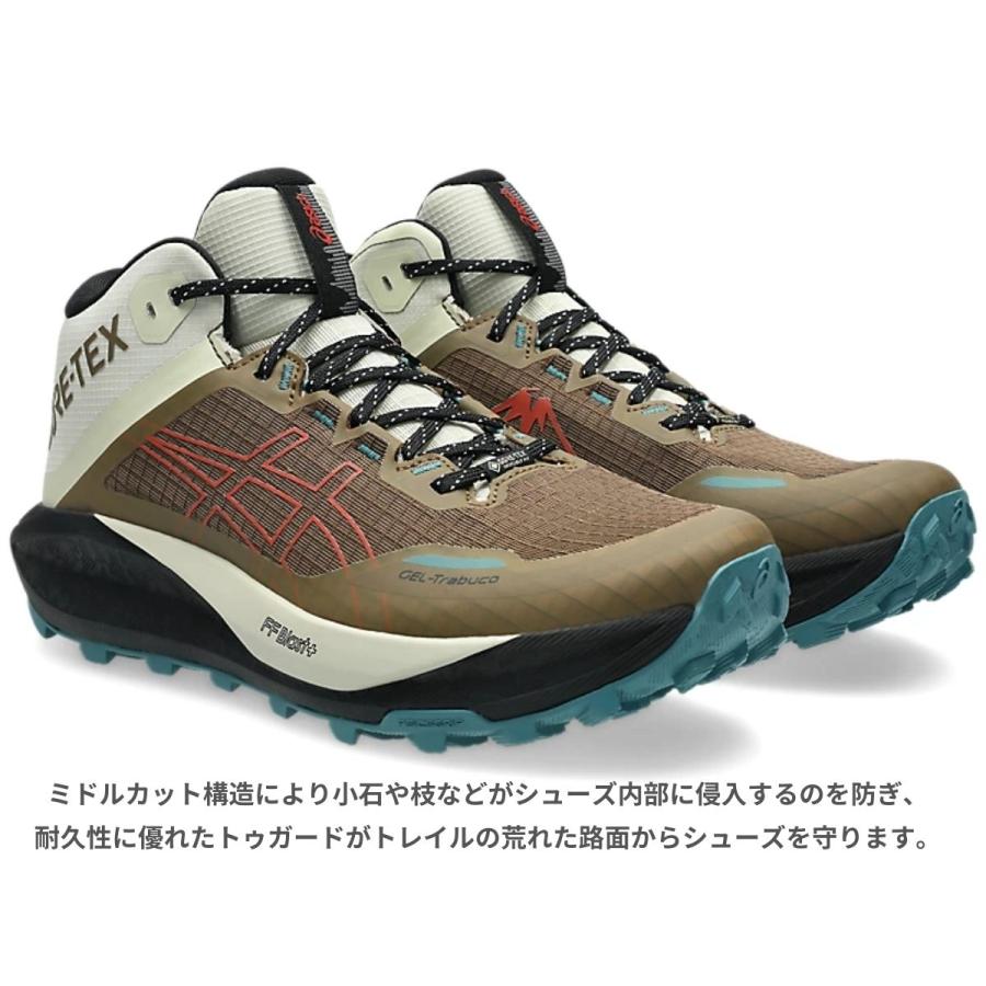 アシックス asics GEL-Trabuco MT GTX GORE-TEX 軽量 反発性 スニーカー 運動靴 スポーツ ランニングシューズ ランシュー 1011C085の画像