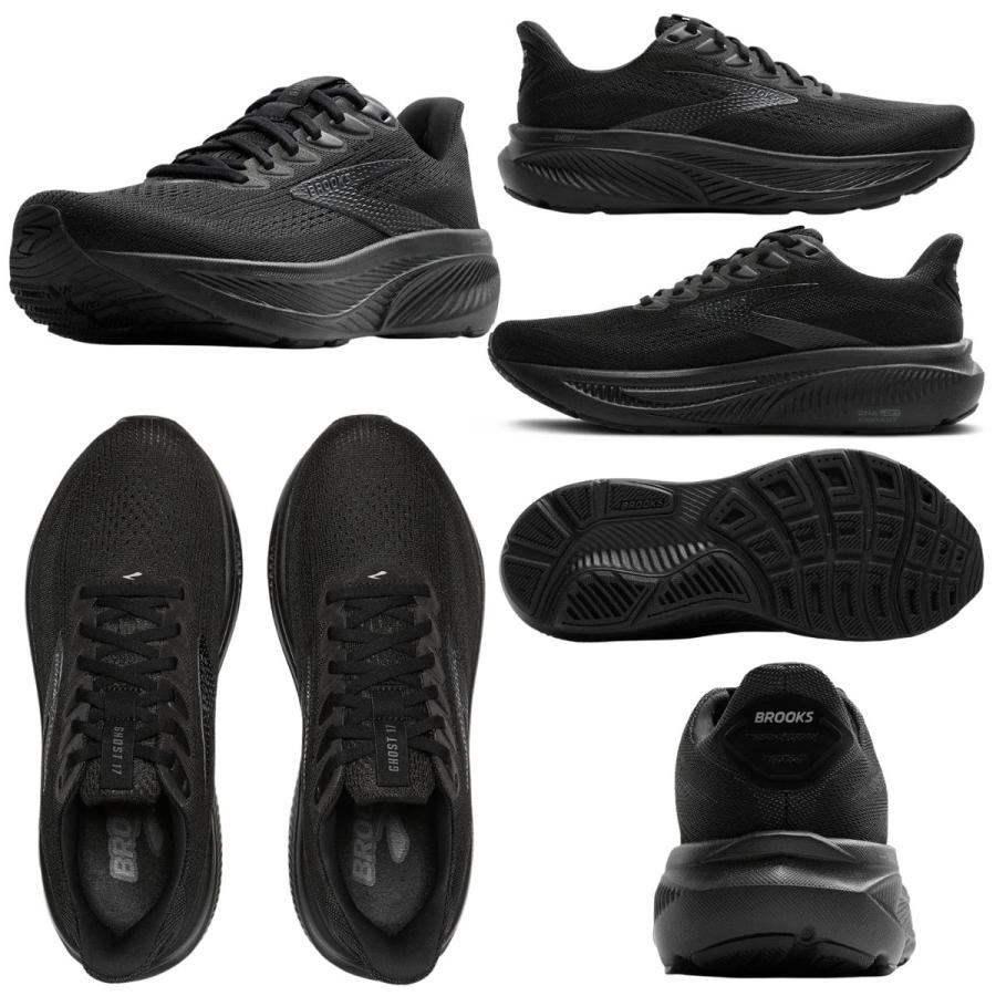 【新品】Brooks Ghost 11 ブラック 9 (ワイド) BROOKS ブルックス ゴースト17 ワイド メンズ ランニング