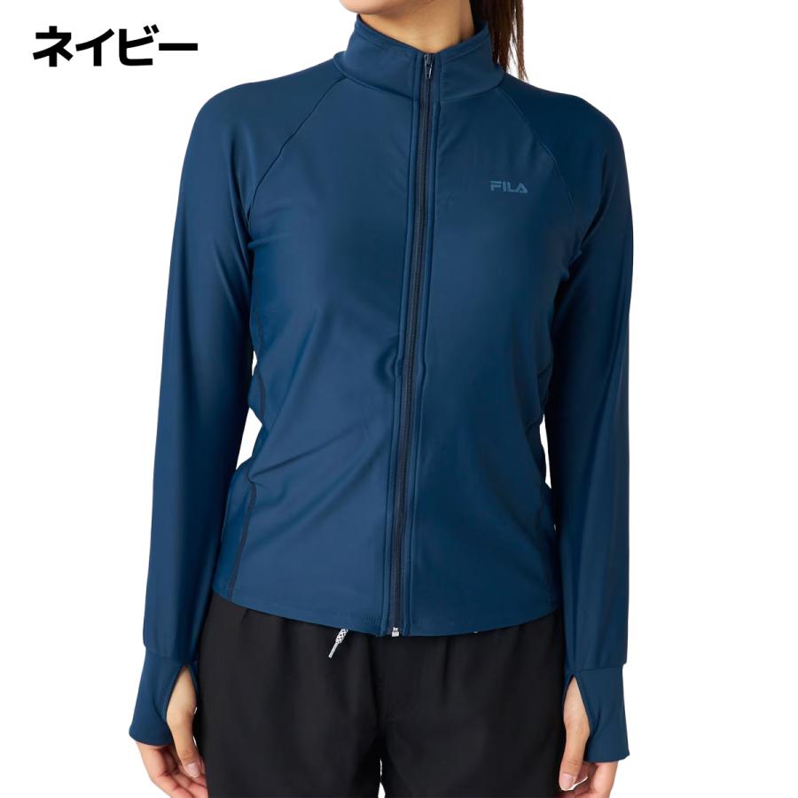 FILA フィラ ZIPラッシュガード レディース 水泳 スイム 海水浴