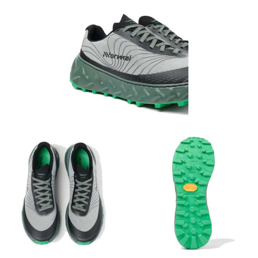 ノーマル nnormal トミール2.0 TOMIR 2.0 メンズ トレイルランニング シューズ ホワイト 白 ブラック 黒 グレー グリーン 緑 スポーツ トレイルラン シューズ 軽量 グリップ力 アウトドア トレラン N2ZTR02 ノーマル nnormal トミール2.0 TOMIR 2.0 メンズ トレイルランニング