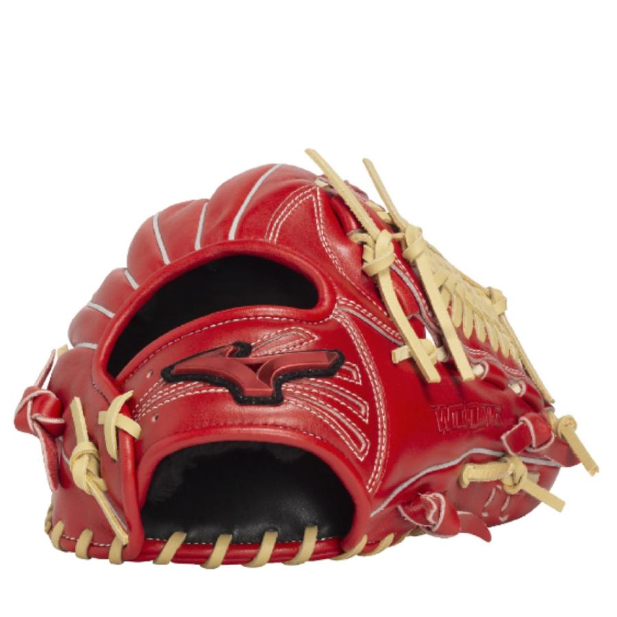 Mizuno Will Drive 軟式グローブ クリーム/レッド Mizuno Will Drive