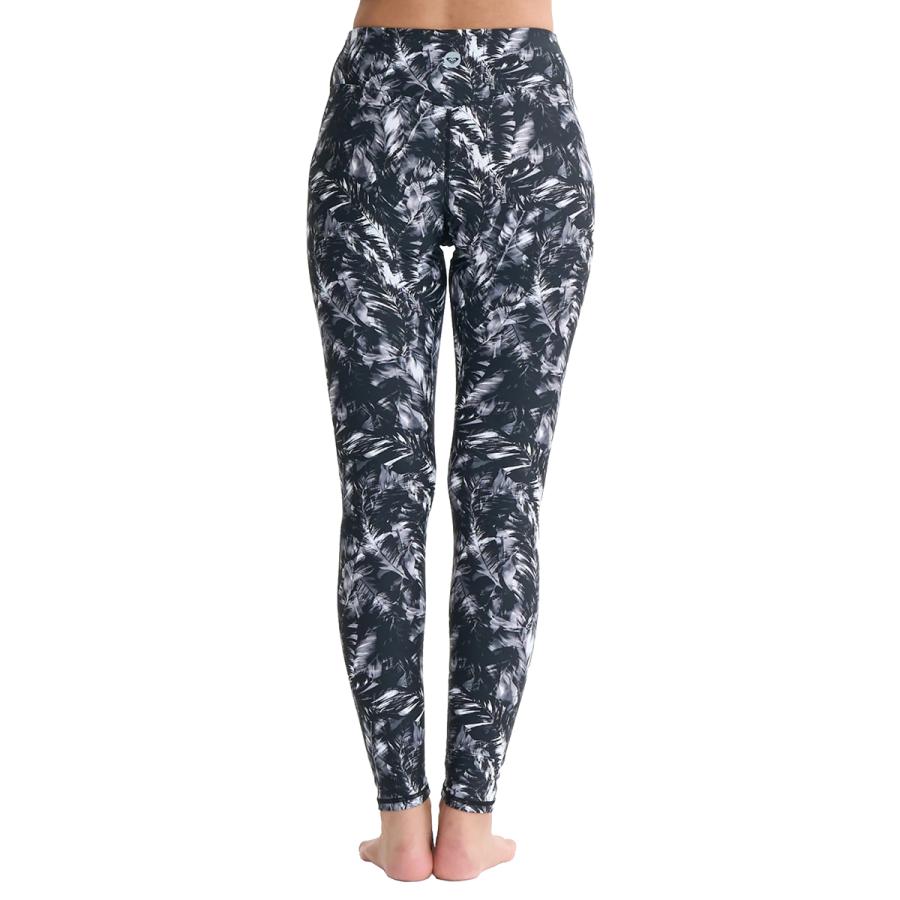 ロキシー ROXY HAVE A GREAT DAY LEGGINGS ハブ ア グレート デイ レギンス レディース オールシーズン 水陸両用 速乾 UVカット ブラック 黒 スポーツ フィットネス ロング タイツ RPT254520-BLK ROXY（ロキシー） ROXY HAVE A GREAT DAY LEGGINGS レディース オール