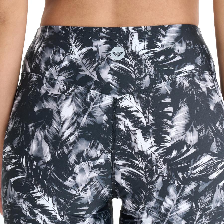 ロキシー ROXY HAVE A GREAT DAY LEGGINGS ハブ ア グレート デイ レギンス レディース オールシーズン 水陸両用 速乾 UVカット ブラック 黒 スポーツ フィットネス ロング タイツ RPT254520-BLK ROXY（ロキシー） ROXY HAVE A GREAT DAY LEGGINGS レディース オール