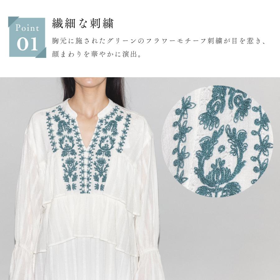 【サラマリカ】コットン100％幾何学模様ロングドレス サラマリカ】コットン100％幾何学模様ロングドレス サラマリカ