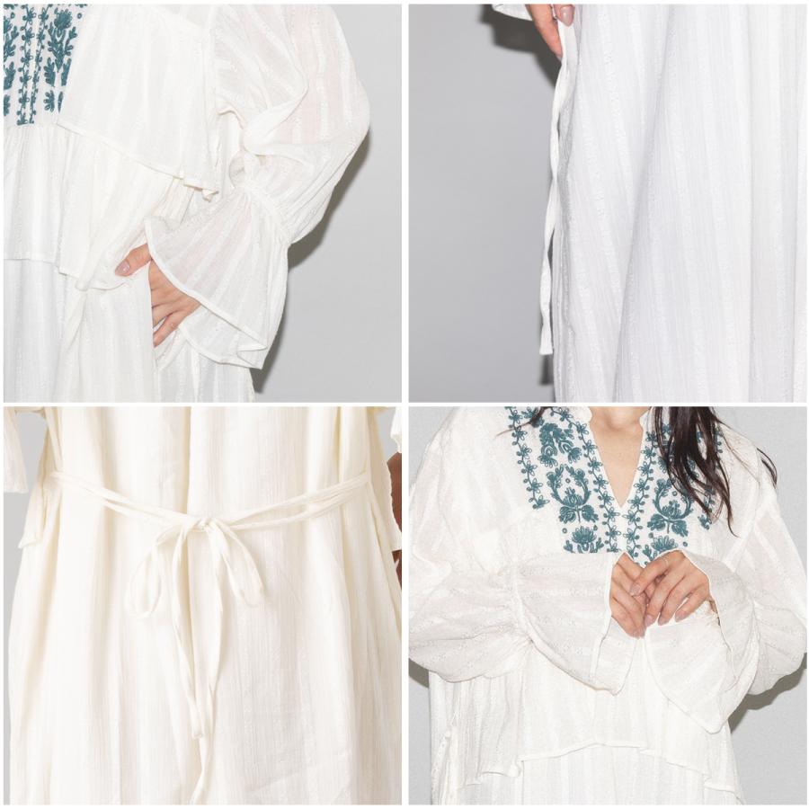 sara mallika（サラ マリカ） コットン ジャガード コード エンブロイ