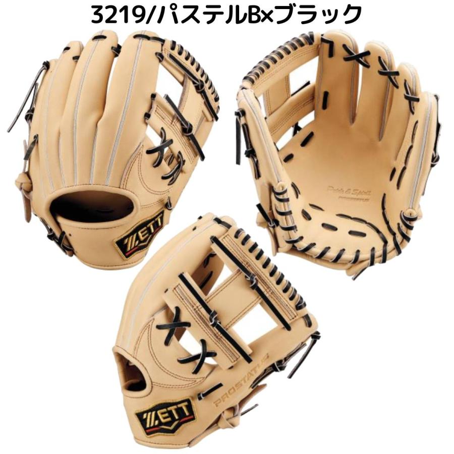 ゼット（ZETT） 専用グラブ袋付き PROSTATUS 軟式用グラブ 内野手用
