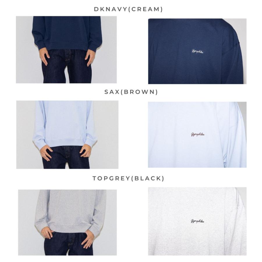 ジムフレックス　コットンプルオーバーシャツ　ベージュ14　Gymphlex ジムフレックス GYMPHLEX コットンジャージー クルーネック長袖Tシャツ