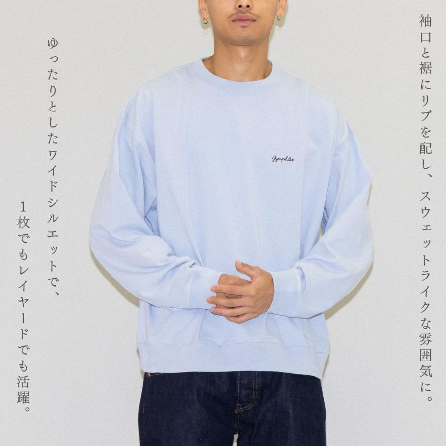ジムフレックス GYMPHLEX コットンジャージー クルーネック長袖Tシャツ