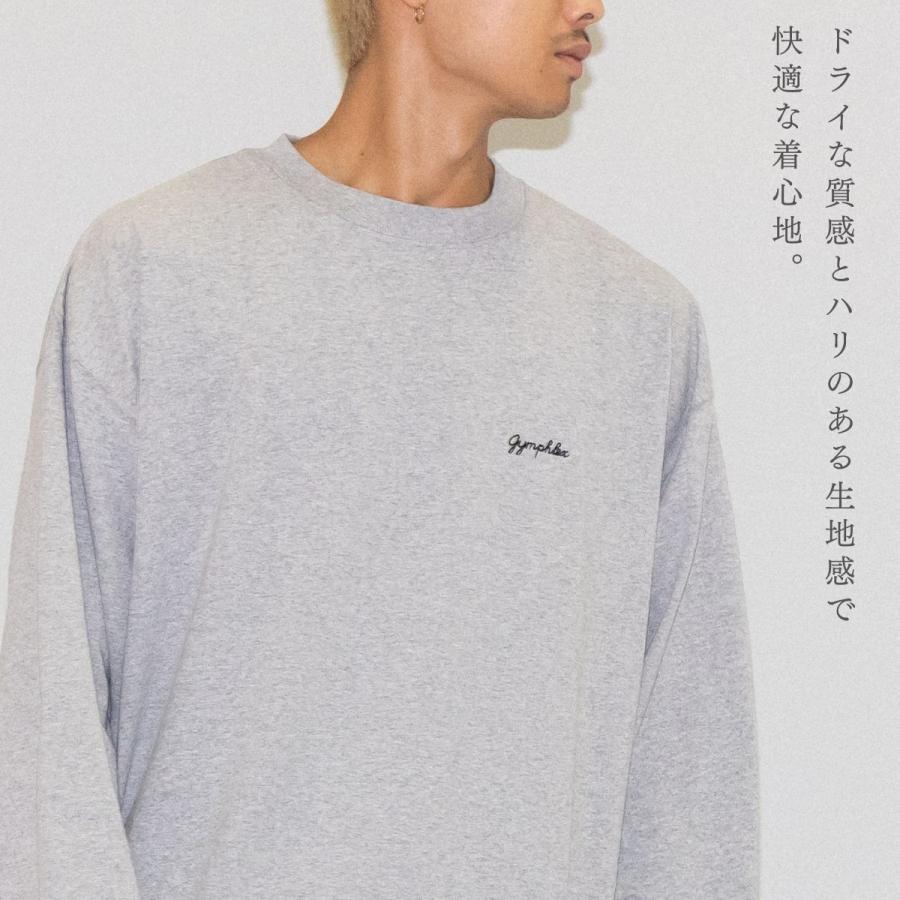 ジムフレックス GYMPHLEX コットンジャージー クルーネック長袖Tシャツ