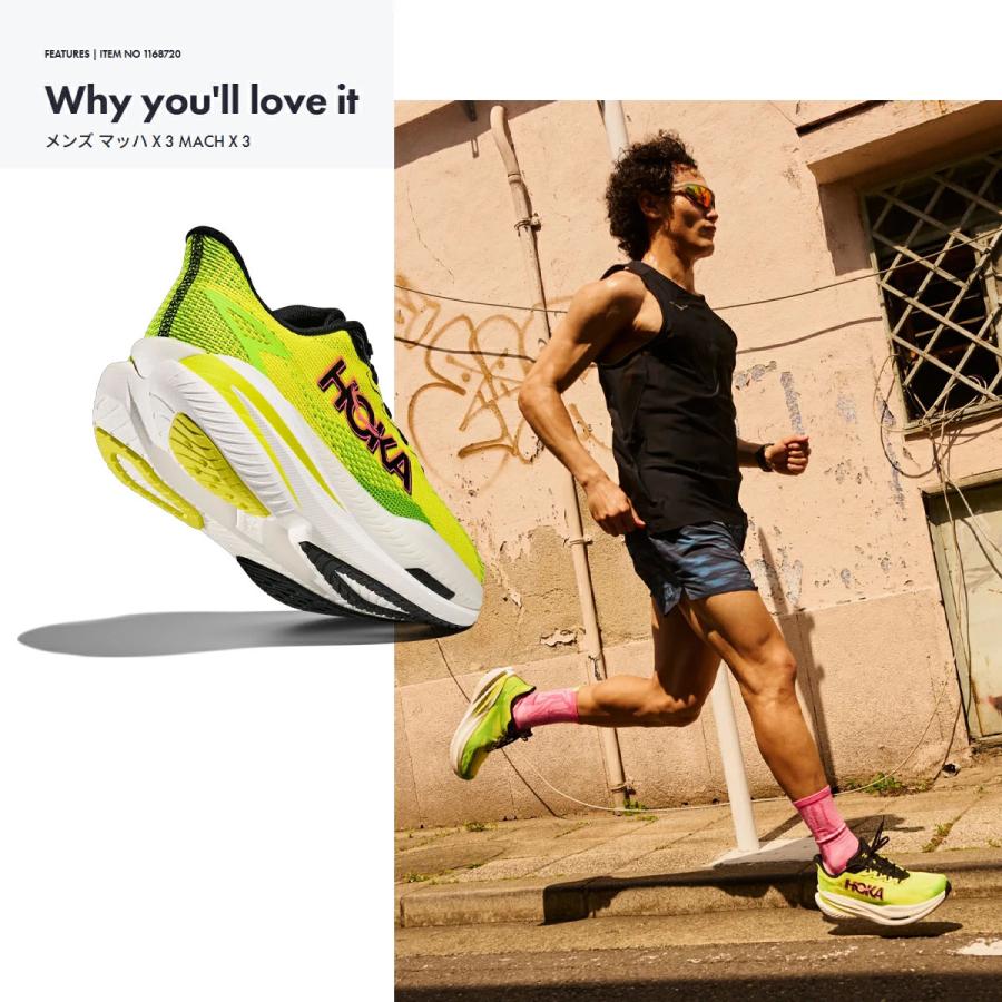 HOKA ONEONE（ホカ オネオネ） ホカ HOKA MACH X 3 マッハ X 3 メンズ