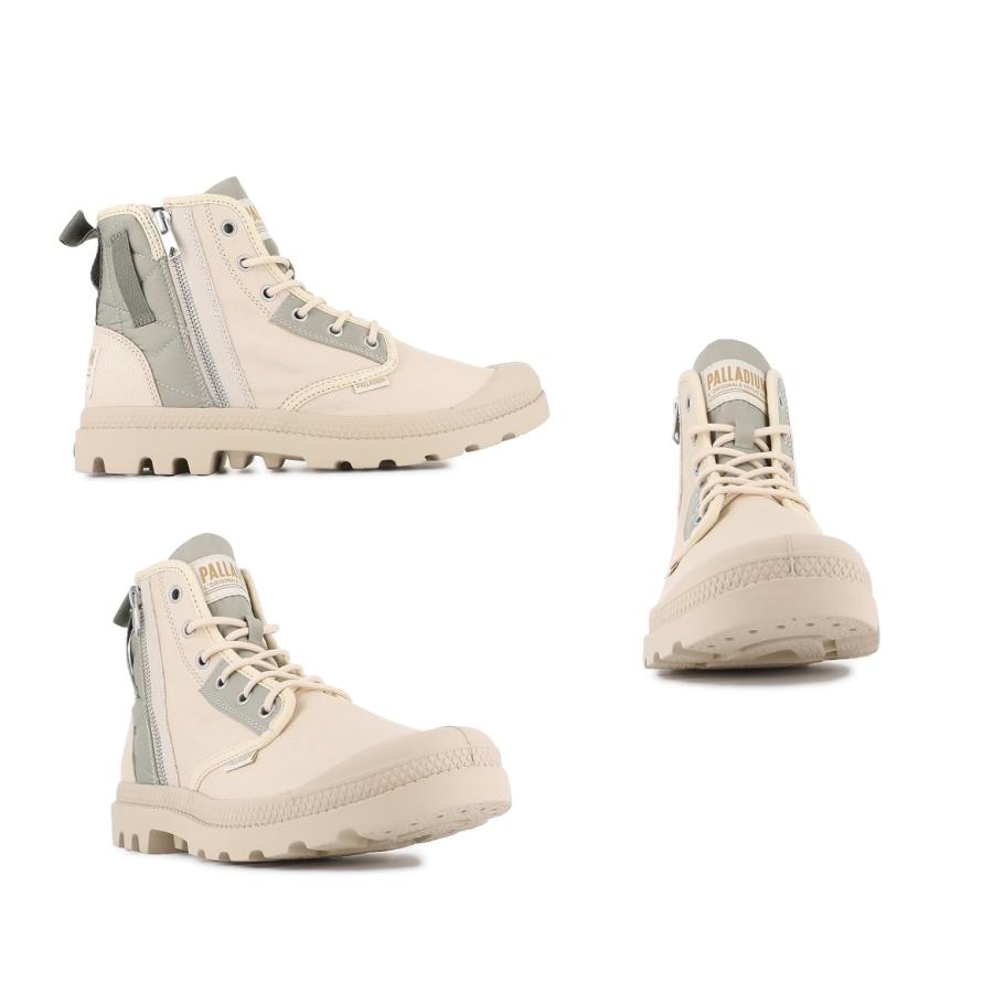 パラディウム PALLADIUM PAMPA DETROIT ZIP オーガニックキャンバス