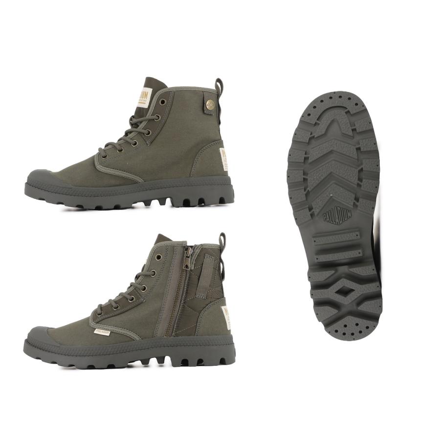 パラディウム PALLADIUM PAMPA DETROIT ZIP オーガニックキャンバス