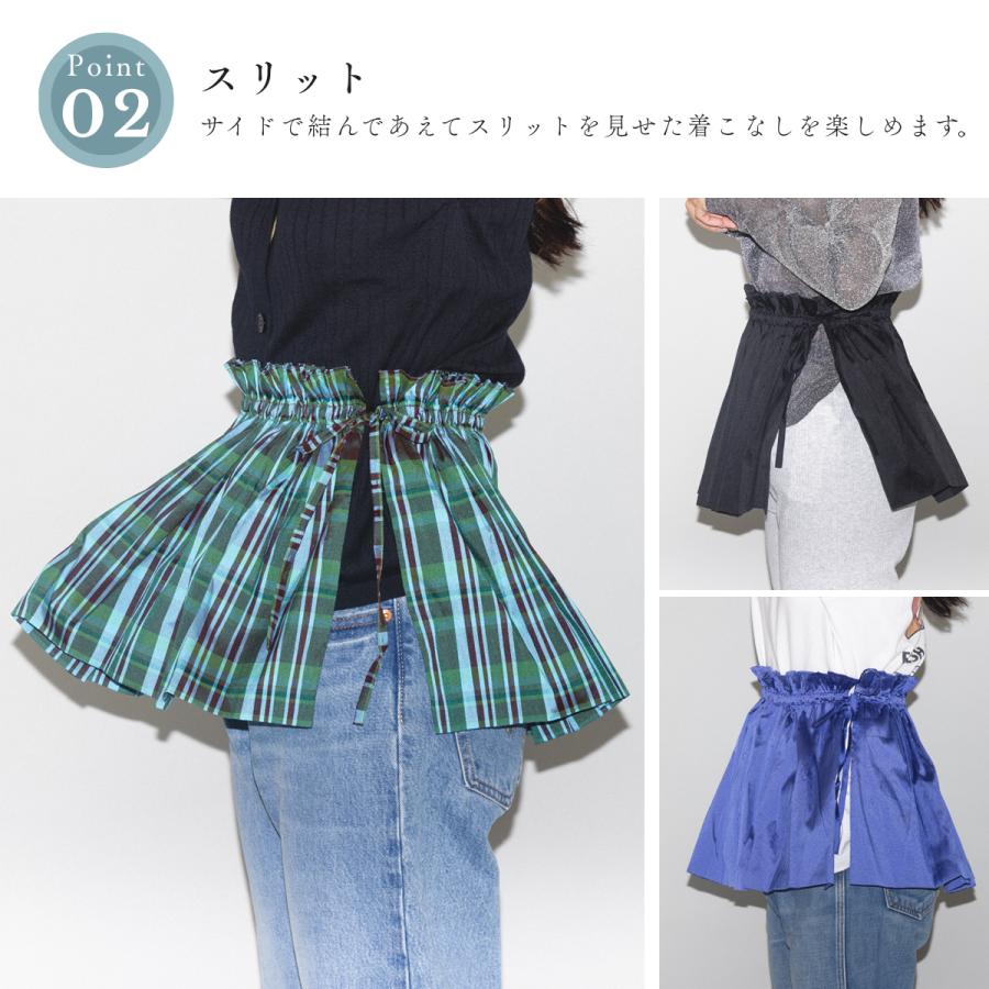 sara mallika（サラ マリカ） Sara mallika POLY TAFFETA MINI SKIRT