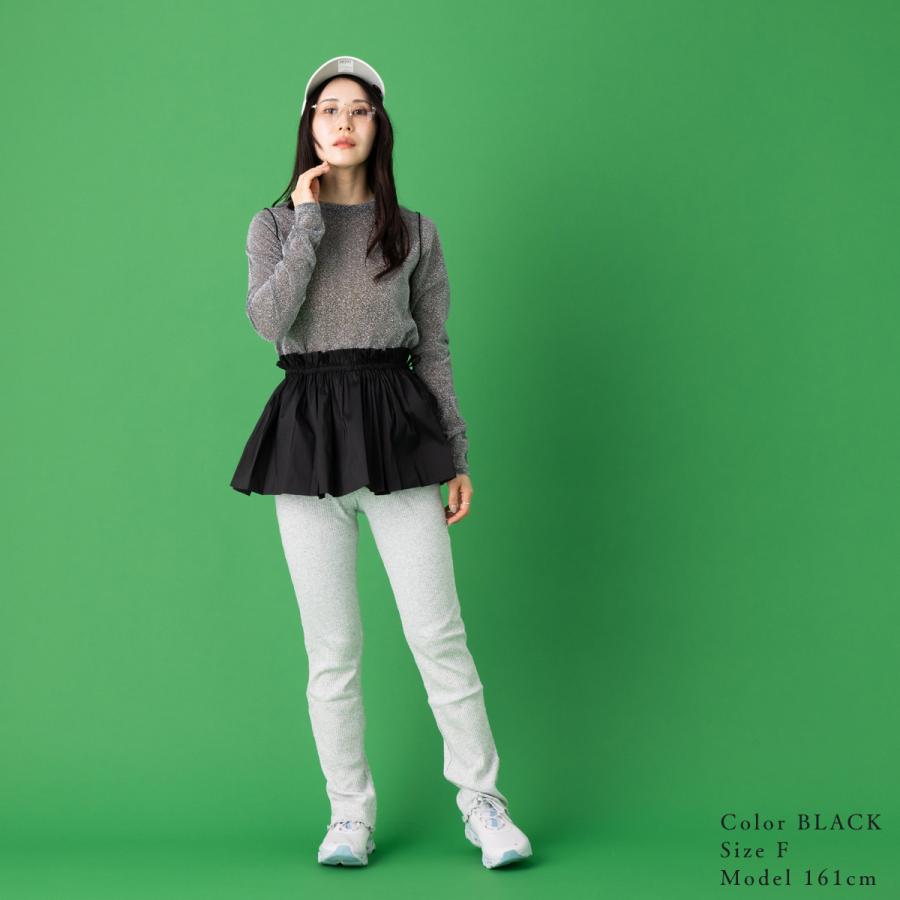 sara mallika（サラ マリカ） Sara mallika POLY TAFFETA MINI SKIRT