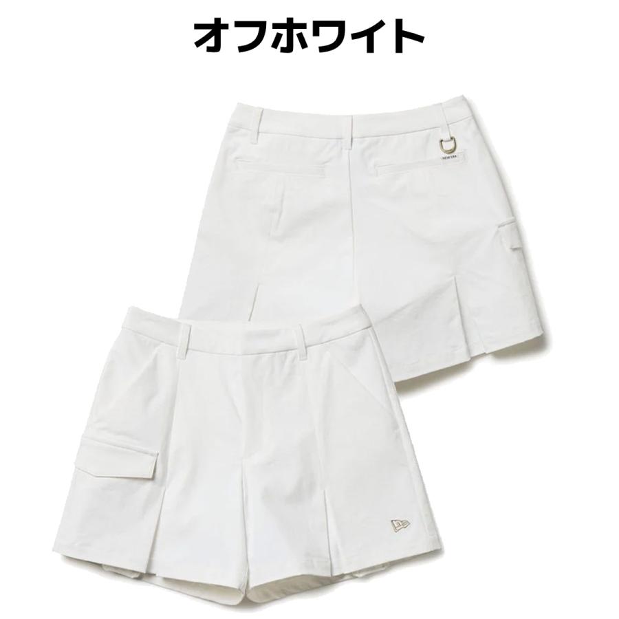 ニューエラ　プリーツショートパンツ 　オフホワイト　Mサイズ Women's プリーツ ショートパンツ オフホワイト | ゴルフ | ニューエラ