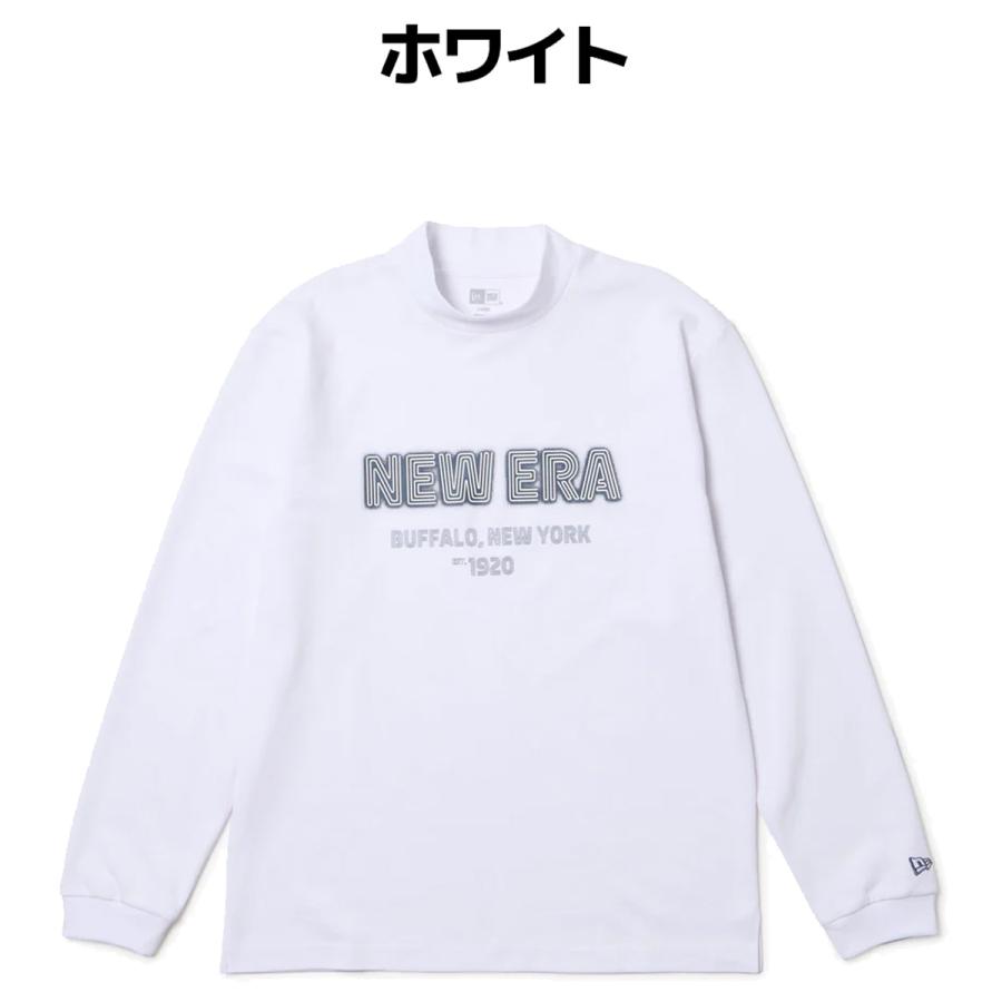 NEW ERA（ニューエラ） NEW ERA GF LS MID NECK PF TEE NEON LOGO 長袖