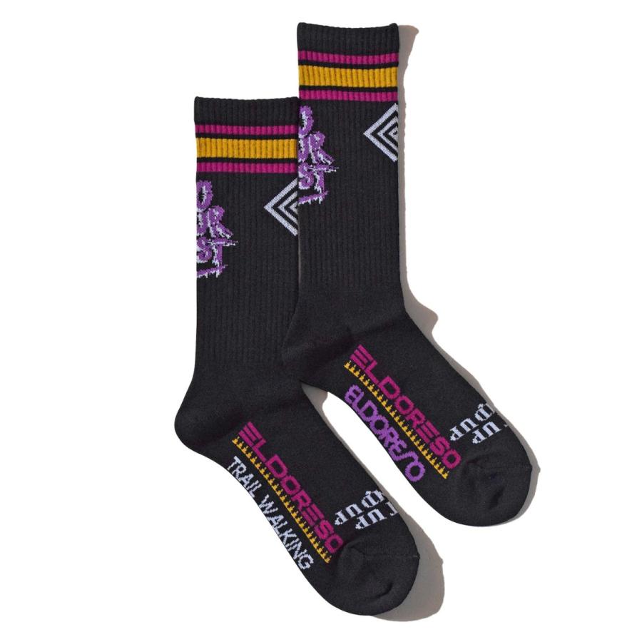 ELDORESO（エルドレッソ） ELDORESO Font Middle Socks フォントミドル