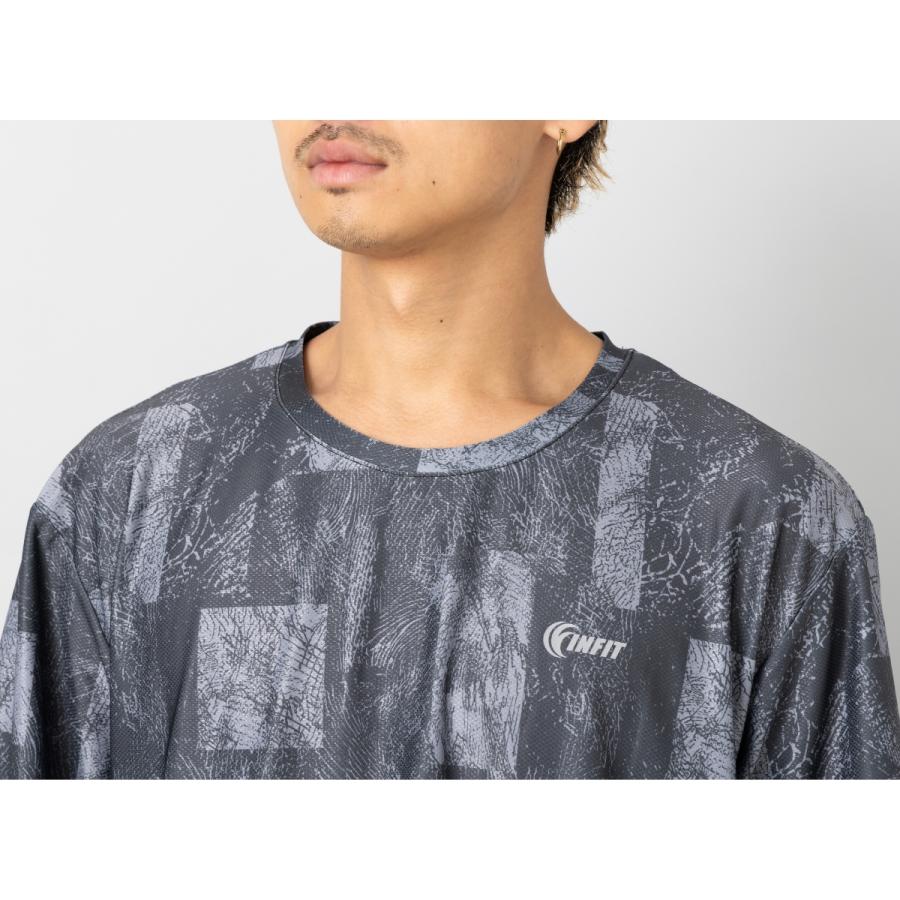 INFIT（インフィット） ライトウェイトテック グラフィックハーフスリーブT メンズ スポーツ トレーニング 半袖 Tシャツ 5FHM ...