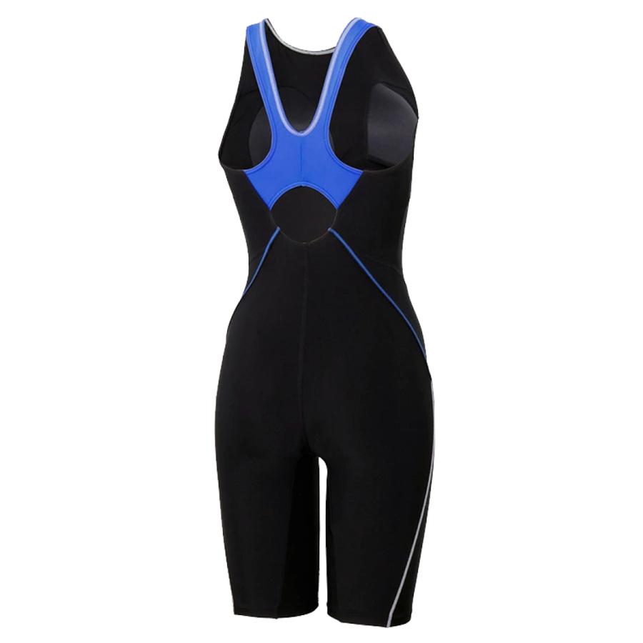スピード speedo クラッシュドットルースンニースキン レディース ブラック 黒 水泳 スイム フィットネス 水着 オールインワン SFW12563-KB_1