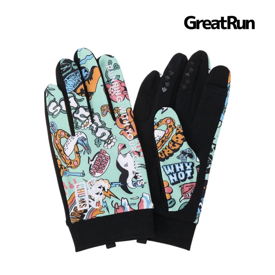 CHUMS（チャムス） チャムス×ミツカ ランニンググローブ 手袋 防寒