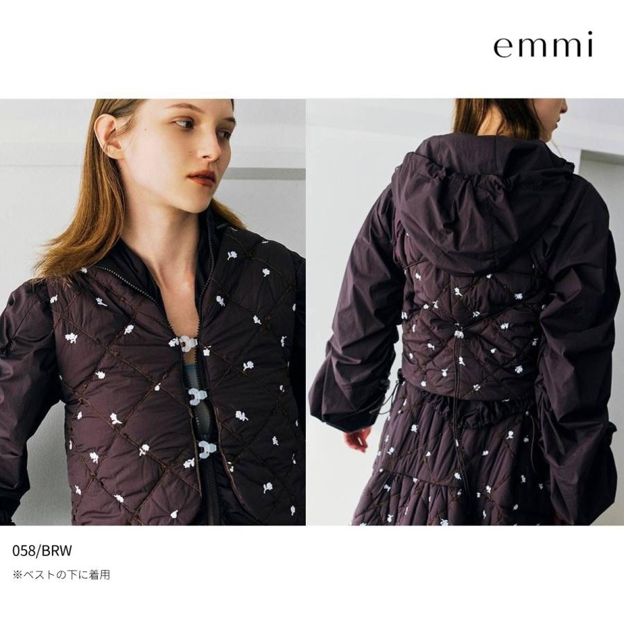 emmi エミ 撥水 ギャザーフーディーブルゾン レディース 春 夏 秋
