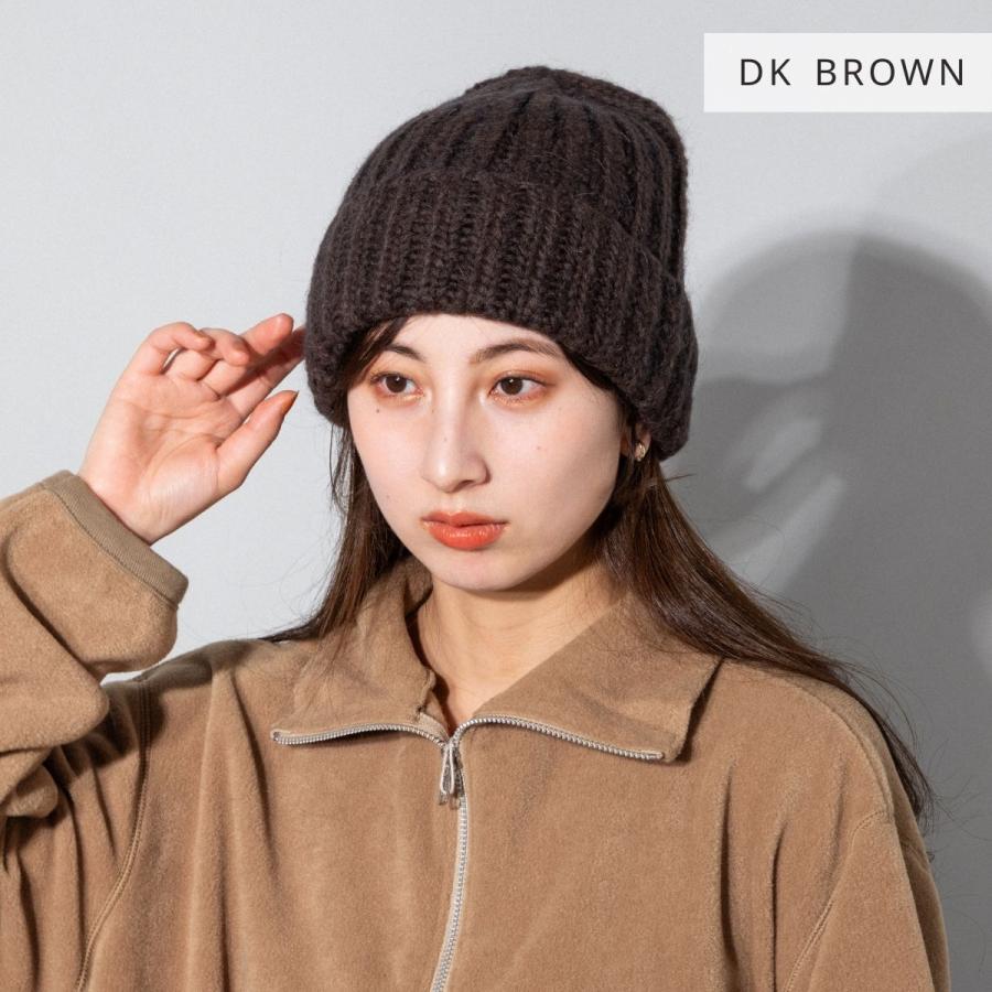 yoli モヘアニットキャップ　23AW セール】 モヘアウール ビーニー （ニットキャップ）｜TOMORROWLAND