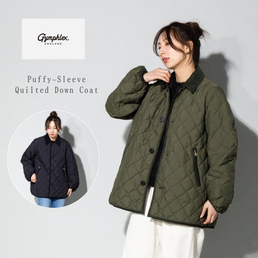 ジムフレックス GYMPHLEX キルトダウンパフスリーブミドルコート