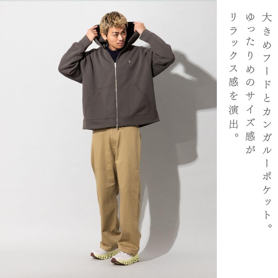 ジムフレックス GYMPHLEX ジップフードジャケット メンズ オールシーズン パーカー カジュアル ウェア フーディ フード付き GY-C0478 ジムフレックス GYMPHLEX ジップフードジャケット メンズ オール