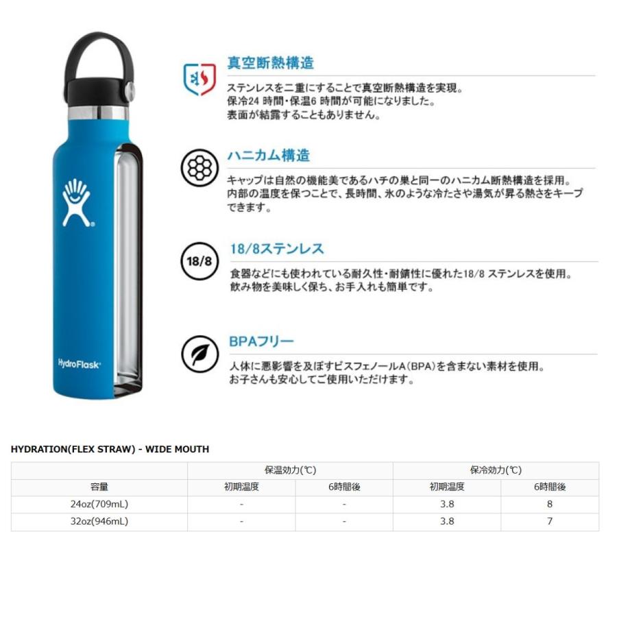 HYDRO FLASK（ハイドロフラスク） Hydro Flask 32 oz Wide Mouth Flex