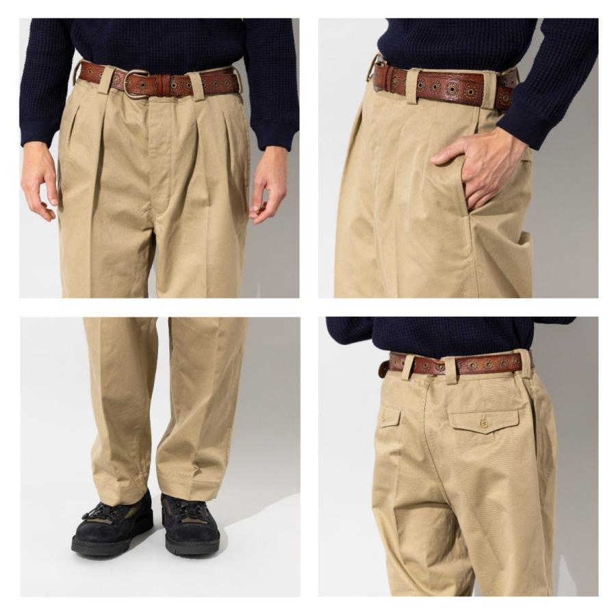 HOUSTON フレンチ M-52 チノトラウザーズ HOUSTON（ヒューストン） HOUSTON FRENCH M-52 CHINO TROUSERS