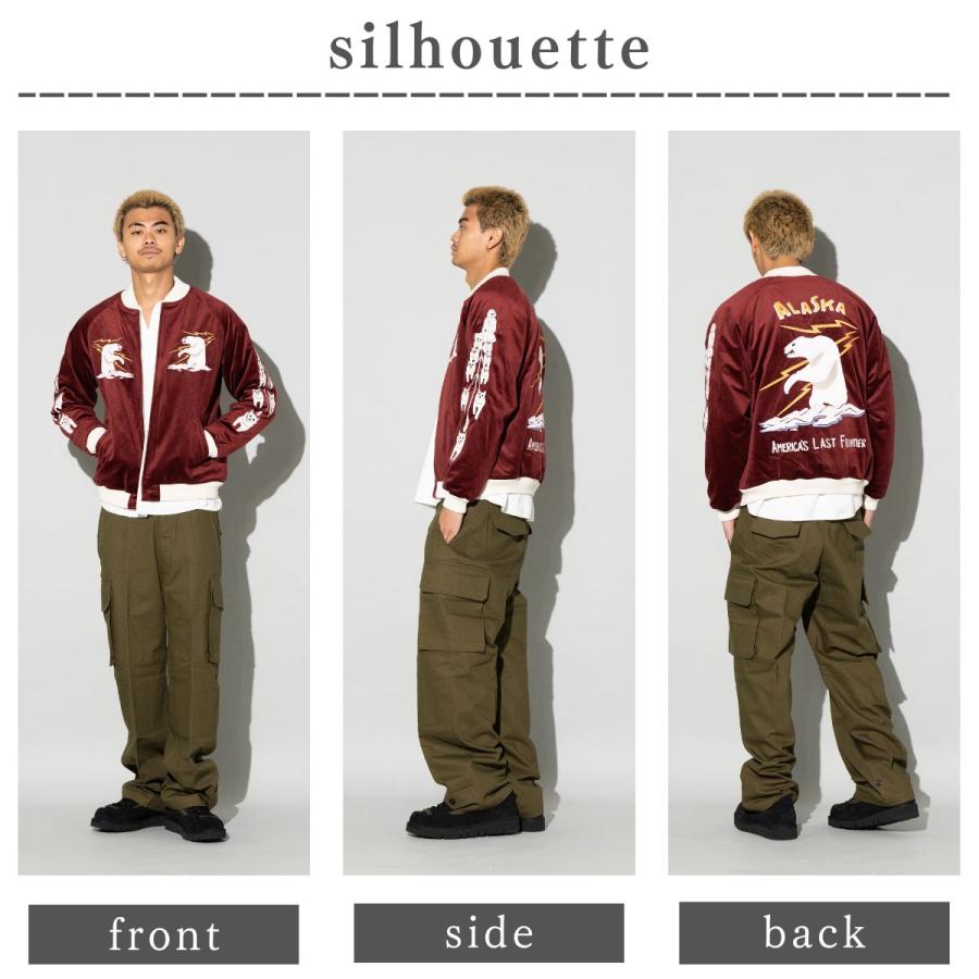 HOUSTON（ヒューストン） HOUSTON VELVETEEN SOUVENIR JACKET (ALASKA
