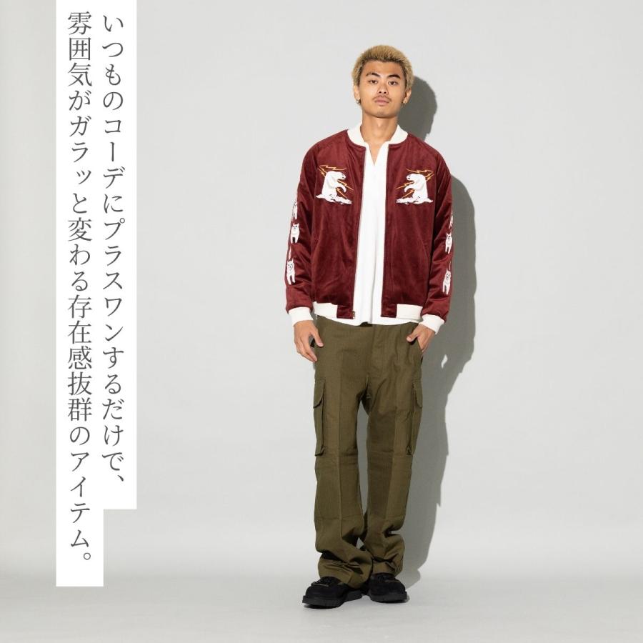 HOUSTON（ヒューストン） HOUSTON VELVETEEN SOUVENIR JACKET (ALASKA