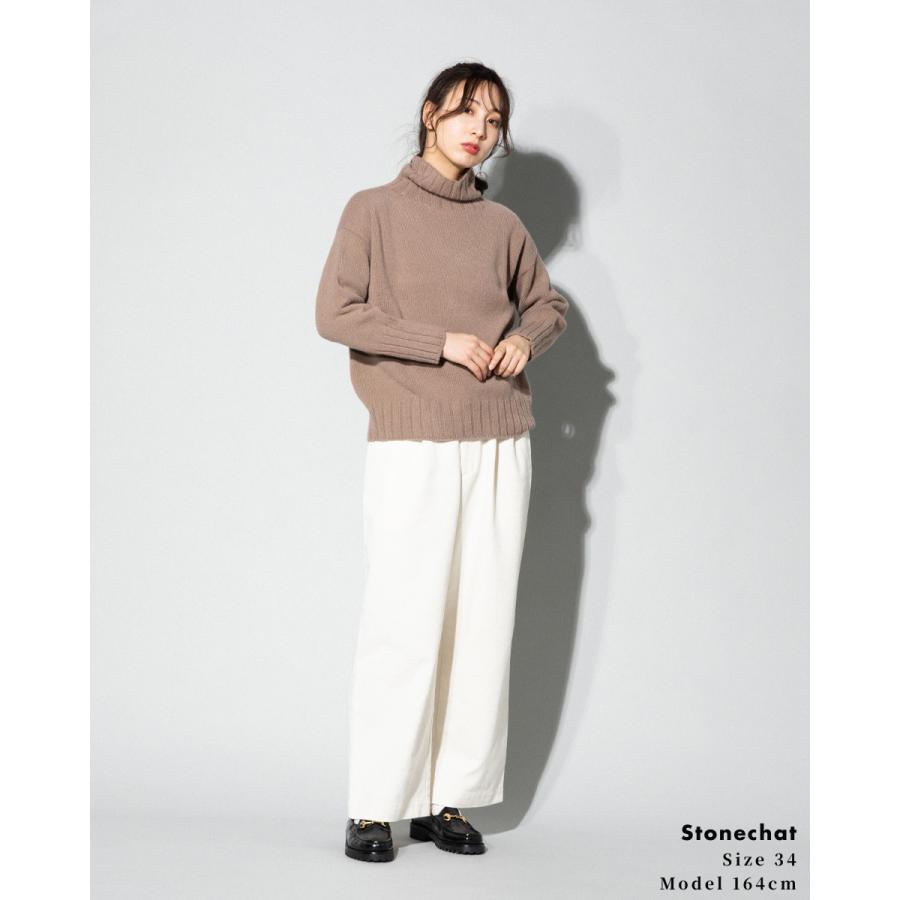 ISLAND TIDES（アイランドタイド） ラムズウール タートルネック