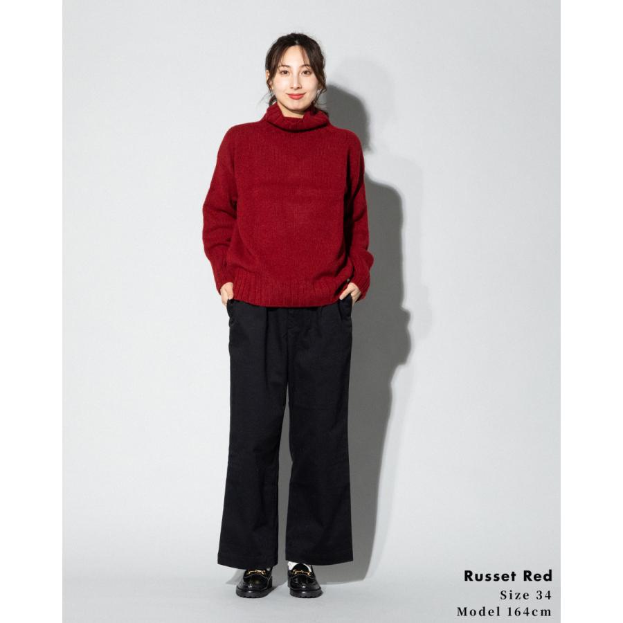 ISLAND TIDES（アイランドタイド） ラムズウール タートルネック