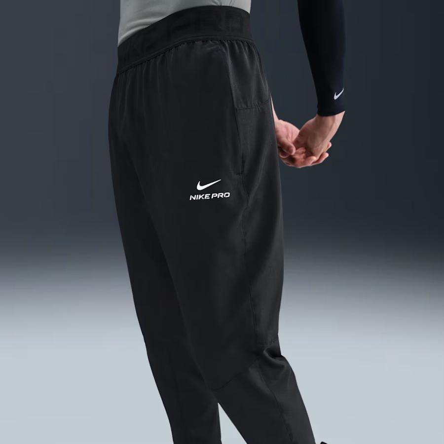 NIKE（ナイキ） プロ Dri-FIT トレーニング パンツ メンズ ブラック 黒