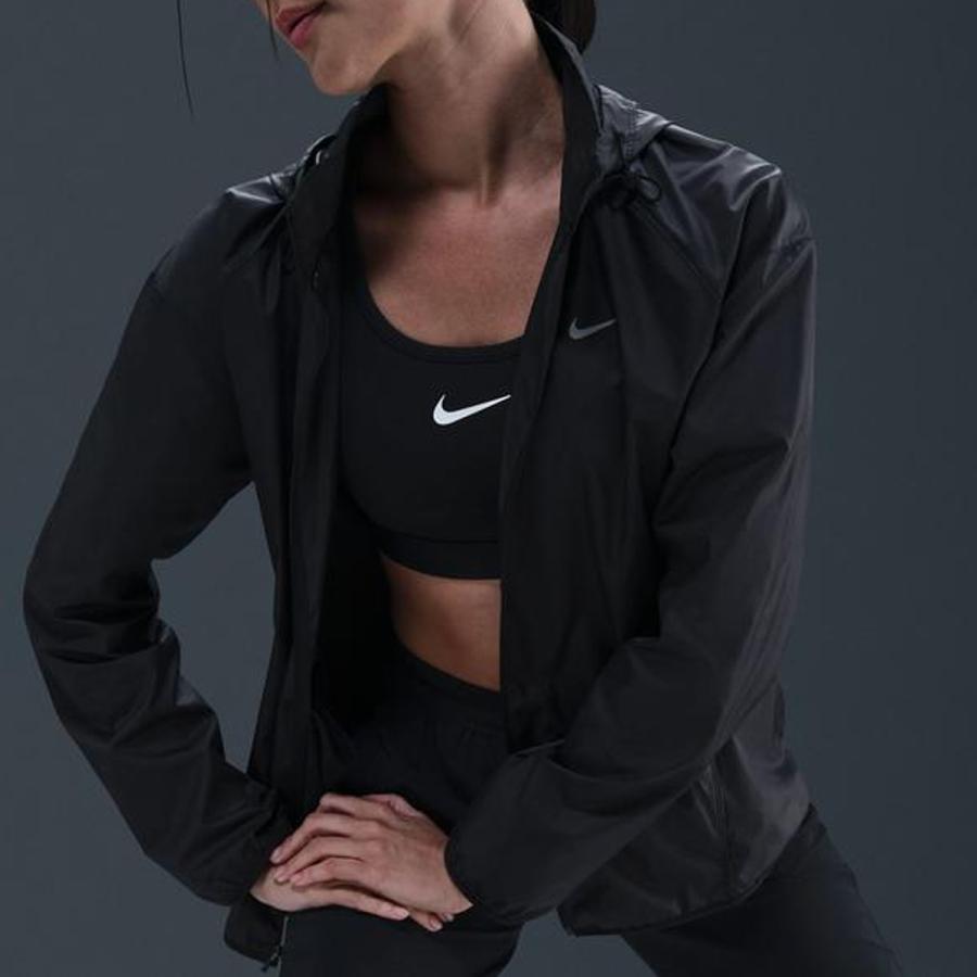 【NIKE レディーススポーツジャケット　黒Ｌ】 NIKE（ナイキ） テンポ REPEL ジャケット レディース ブラック 黒
