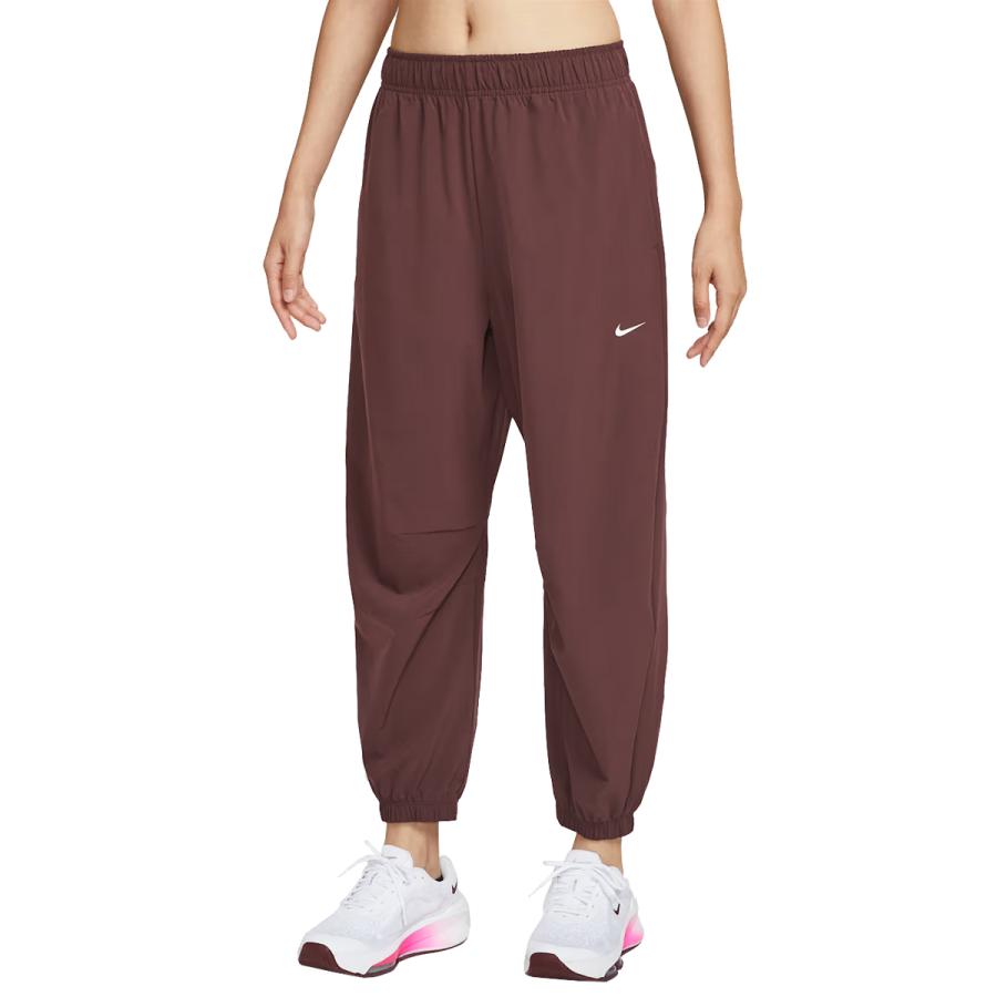 ナイキ NIKE ワン レペル ハイウエスト ウーブン パンツ レディース ワインレッド えんじ色 スポーツ フィットネス ロング パンツ IH8612-652 NIKE（ナイキ） ワン レペル ハイウエスト ウーブン パンツ レディース