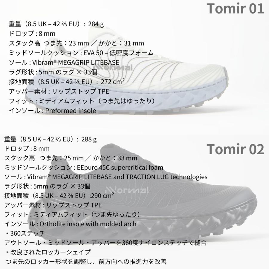 ノーマル nnormal TOMIR NN 2.0 トミール NN 02 レディース トレイルランニング シューズ ベージュ ブラック 黒 スポーツ トレイルラン シューズ N2ZTR2の画像