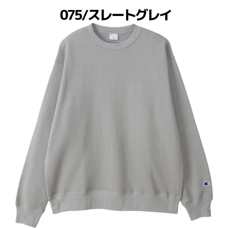 チャンピオン Champion クルーネックスウェットシャツ メンズ カジュアル ウェア スウェット 長袖 L/S ロゴ アウトドア タウンユース ゆったり C3C005 Champion（チャンピオン） クルーネックスウェットシャツ メンズ