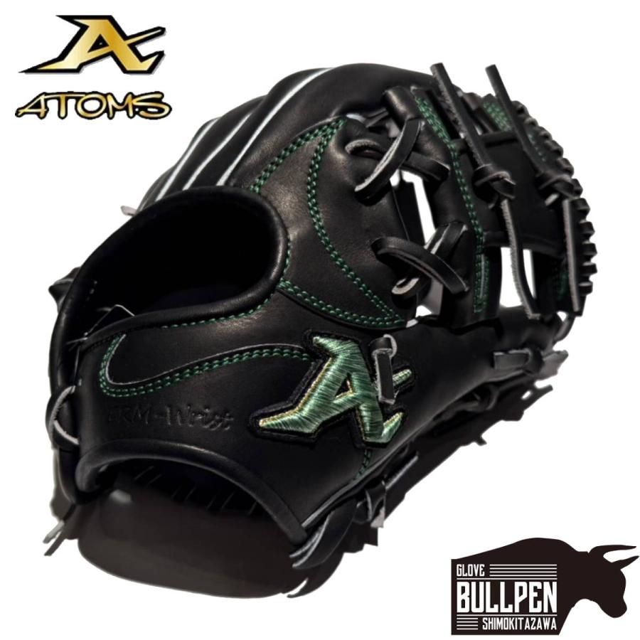 ATOMS アトムズ 専用グラブ袋付き 限定 硬式用グラブ 内野手用 28.3cm