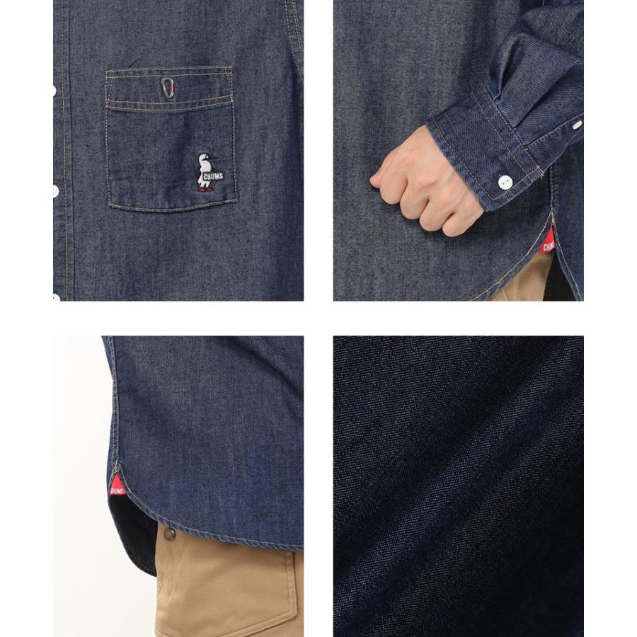 チャムス CHUMS デニムシャツ Denim Shirt トップス ウォームデニム