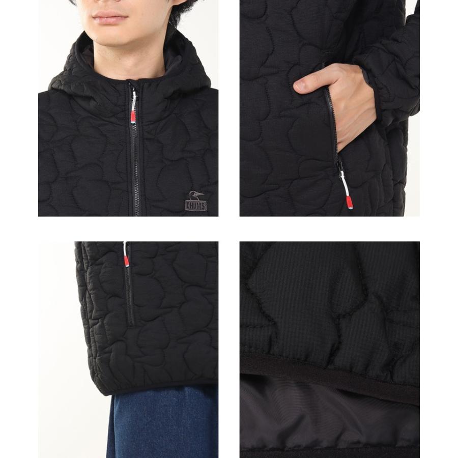 チャムス CHUMS ブービーステッチパテッドパーカー Booby Stitch