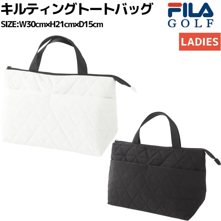 【新品未使用】FILA フィラゴルフトートバッグ FILA（フィラ） キルティングトートバッグ レディース フィラゴルフ