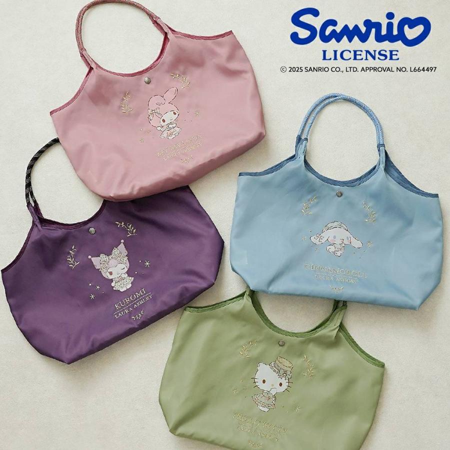 ローラアシュレイ LAURA ASHLEY サンリオキャラクターズ Sanrio characters ローラアシュレイ コラボ トートバッグ エコバッグ SLPC-01