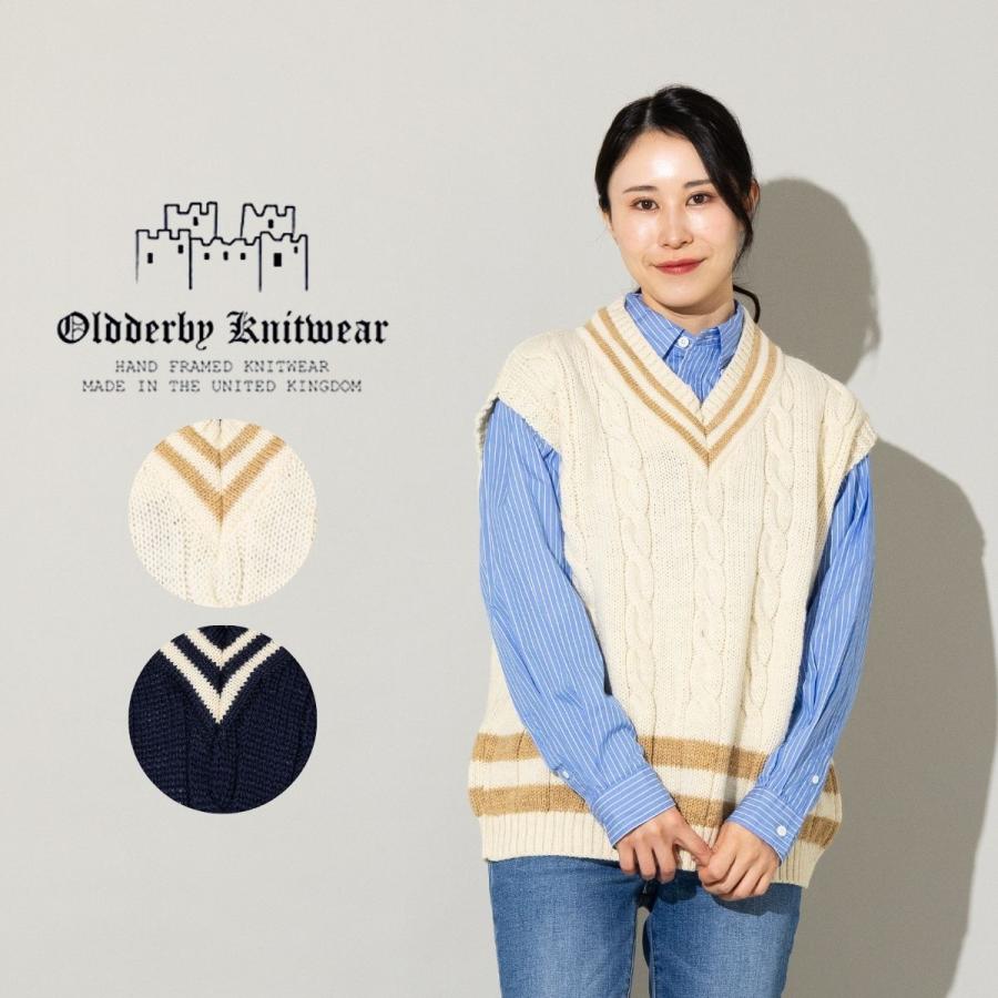 新品✨イギリス製　Oldderby Knitwear オールドダービーニット Oldderby Knitwear オールドダービー ニットウェア ベスト チルデン