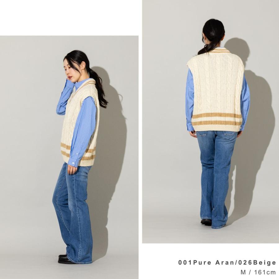 【Oldderby Knitwear】Vネックニットベスト 英国製☆ Oldderby Knitwear オールドダービーニットウェア ウール100