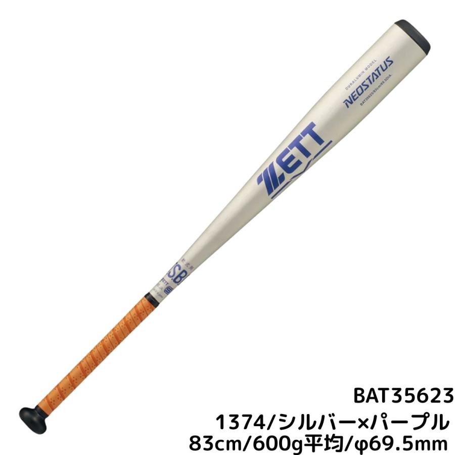 ネオステイタス ゼット ZETT NEOSTATUS 少年軟式用金属製バット 