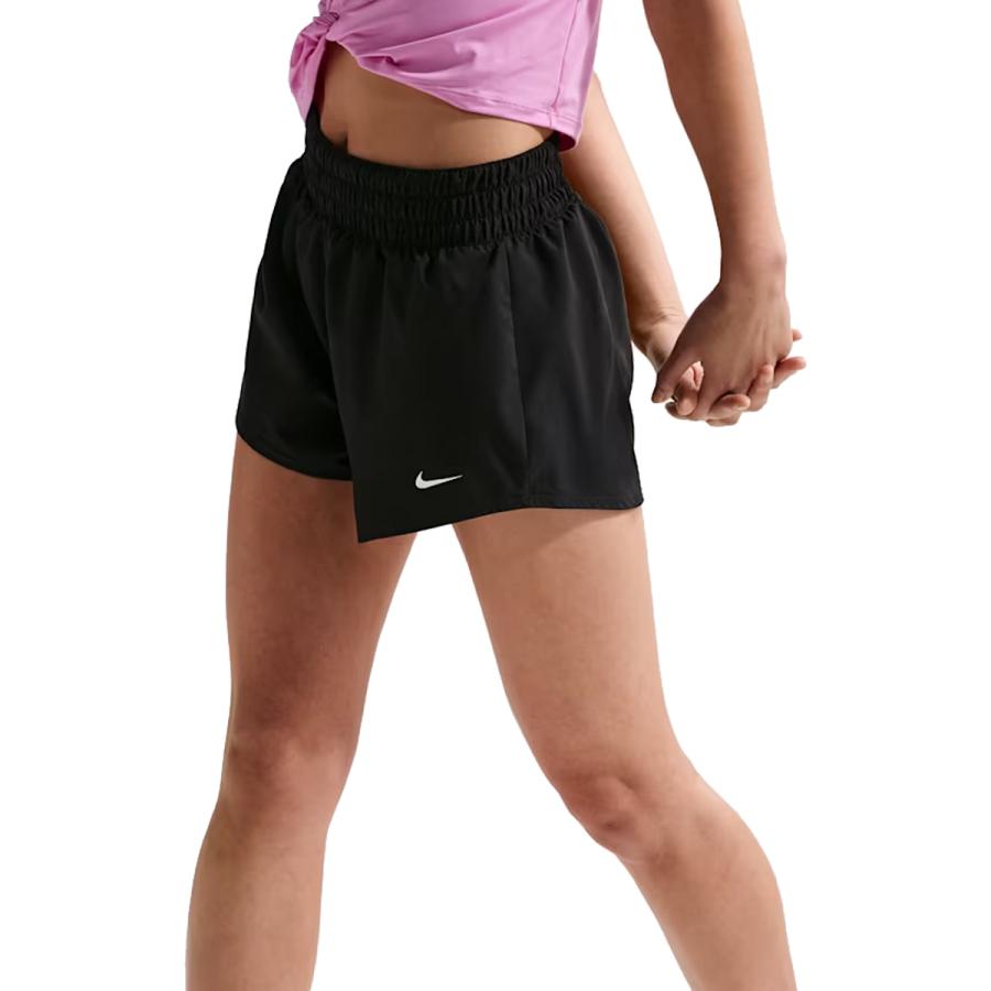 Nike ブラック プリーツスカート ショートパンツ付き NIKE（ナイキ） NIKE Dri-FIT ワン ミッドライズ ショートパンツ